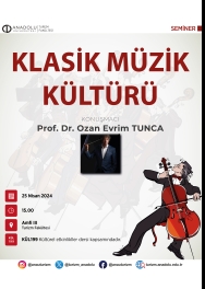 "Klasik Müzik Kültürü"
