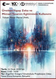 "Üretken Yapay Zeka ve Mimari Tasarım Eğitiminde Kullanımı"