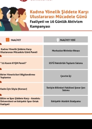 ''Bilim ve Spor Şiddete Karşı- Anadolu Üniversitesi ve Eskişehir Spor Ortak Faaliyeti''