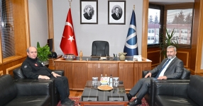 AFAD İl Müdürü Coşkun’dan Rektör Adıgüzel’e ziyaret