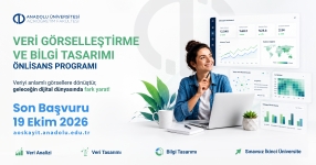  Veri Görselleştirme ve Bilgi Tasarımı Programı öğrenci kabulüne başladı