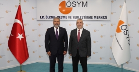  Rektör Adıgüzel, ÖSYM Başkanı Ersoy’u ziyaret etti